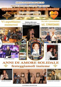 Cena Beneficenza Paraguay